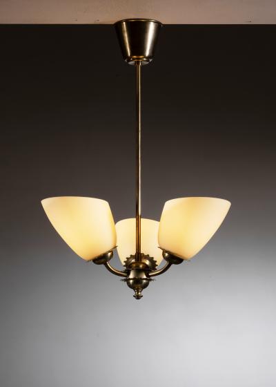 Three arm chandelier