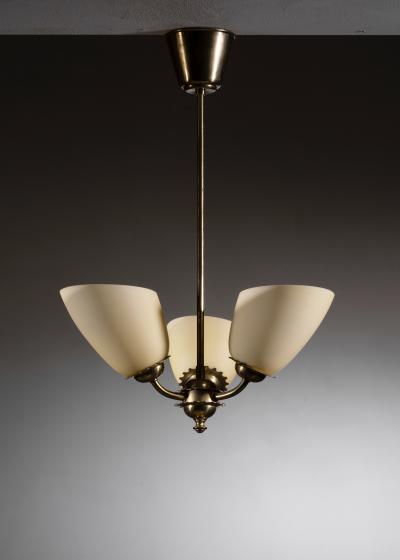 Three arm chandelier