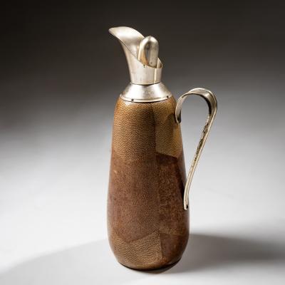 Three piece Bar Set by Aldo Tura Italy 1970s