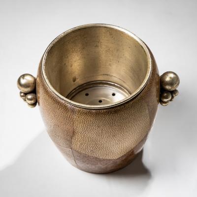 Three piece Bar Set by Aldo Tura Italy 1970s