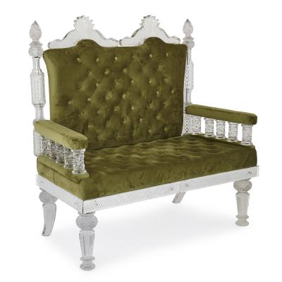 Three piece furniture set in the manner of F C Osler