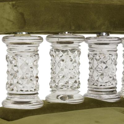 Three piece furniture set in the manner of F C Osler