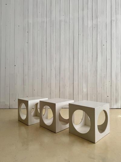 Three side tables 1960s