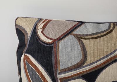 Throw Pillows upholstered in Margaritas Neutro by Dedar