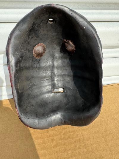 Tibetan Monkey Mask Sculpture with Metal Accents