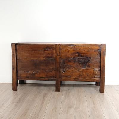 Tibetan Painted Four Door Cabinet 19th Century