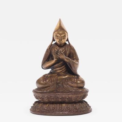 Tibetan Seated Lama Figure