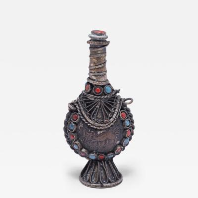 Tibetan Silver Snuff Bottle
