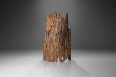 Tibetan Tree Bark Room Divider Tibet ca 19th century