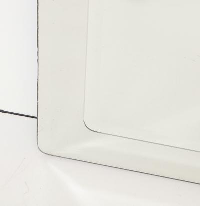 Tiered Beveled Edge Mirror Italy c 1960s