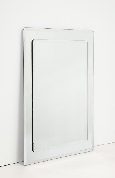 Tiered Beveled Edge Mirror Italy c 1960s