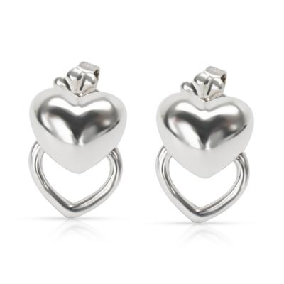 tiffany double heart earrings