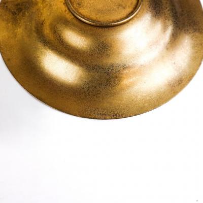 Tiffany Co New York Gilt Brass Decorative Pair of Plate