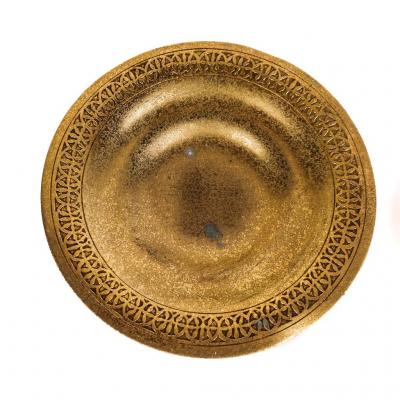 Tiffany Co New York Gilt Brass Decorative Pair of Plate