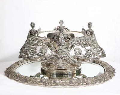 Tiffany Company George Paulding Farnham A Rare Lavish Silver Centerpiece