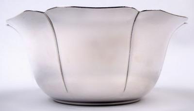 Tiffany Midcentury Modern Sterling Silver Petal Bowl