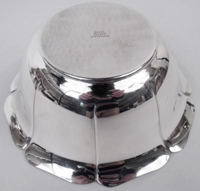 Tiffany Midcentury Modern Sterling Silver Petal Bowl