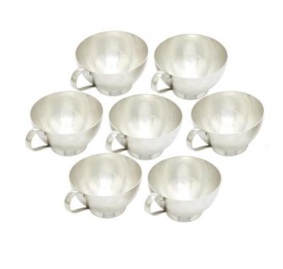 Tiffany Sterling Silver Barware Tableware Punch Cup Service For Ten People