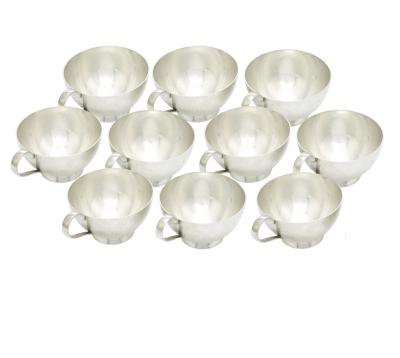 Tiffany Sterling Silver Barware Tableware Punch Cup Service For Ten People