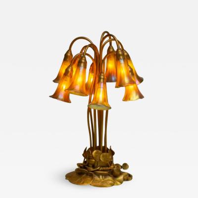 Tiffany Studios 10 Light Lily Lamp