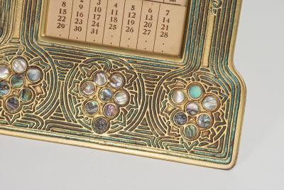 Tiffany Studios Abalone Calendar Frame