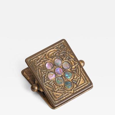 Tiffany Studios Abalone Paper Clip