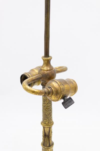 Tiffany Studios American Victorian Bronze Dore Tiffany Table Lamps