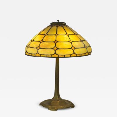 Tiffany Studios Antique Tiffany Studio Colonial Lamp with Base
