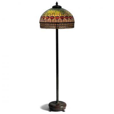Tiffany Studios Antique Tiffany Studios POMEGRANATE CHAIN MAIL Floor Lamp