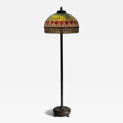 Tiffany Studios Antique Tiffany Studios POMEGRANATE CHAIN MAIL Floor Lamp