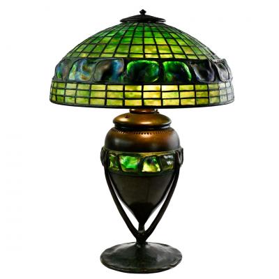 Tiffany Studios Antique Tiffany Studios Turtleback Lamp