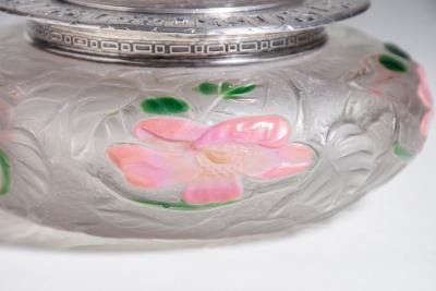 Tiffany Studios Cameo Potpourri Diffuser with Sterling Silver Lid