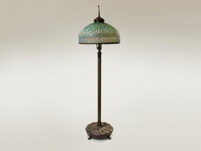 Tiffany Studios Curtain Border Senior Floor Lamp