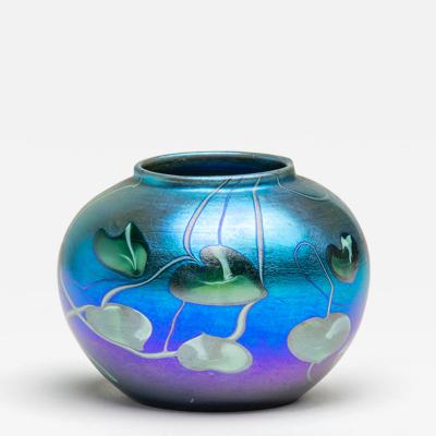 Tiffany Studios Decorated Favrile Glass Cabinet Vase