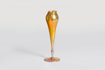 Tiffany Studios Decorated Flower Form Vase