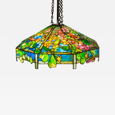 Tiffany Studios Early Nasturtium Trellis Hanging Shade