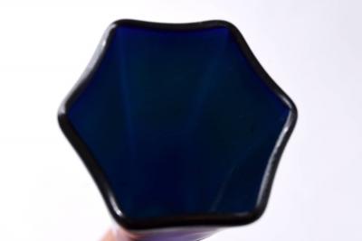 Tiffany Studios Favrile 19 Vase Cobalt Blue Tiffany Studio c a 1900 s