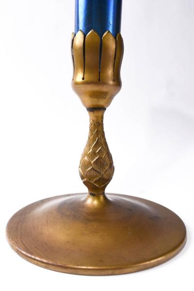 Tiffany Studios Favrile 19 Vase Cobalt Blue Tiffany Studio c a 1900 s