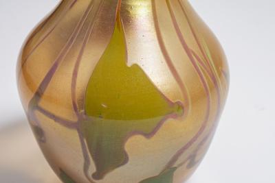 Tiffany Studios Favrile Glass Paperweight Vase