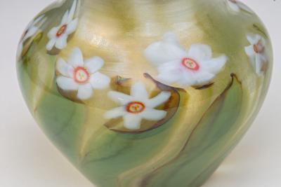 Tiffany Studios Favrile Glass Paperweight Vase
