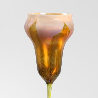 Tiffany Studios Flower Form Glass Vase by Tiffany