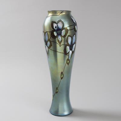 Tiffany Studios Intaglio Vase by Tiffany Studios New York