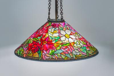 Tiffany Studios Peony Hanging Shade