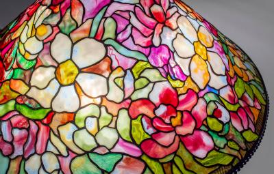 Tiffany Studios Peony Hanging Shade