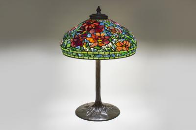 Tiffany Studios Peony Table Lamp