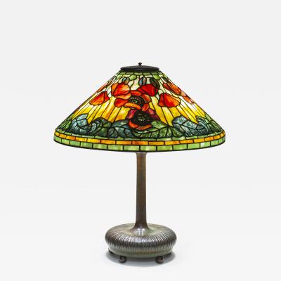 Tiffany Studios Poppy Table Lamp