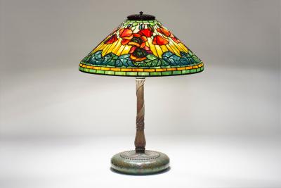 Tiffany Studios Poppy Table Lamp