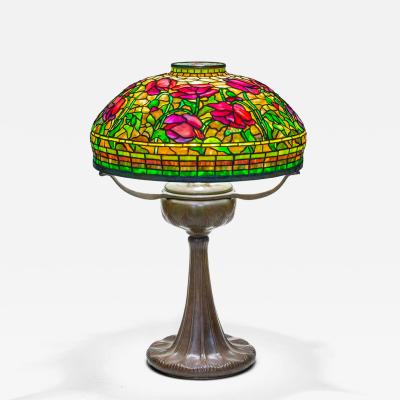 Tiffany Studios Rare Early Poppy Table Lamp
