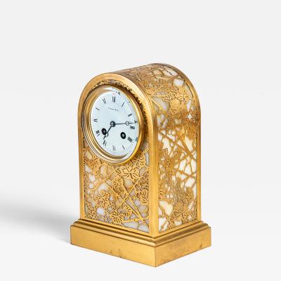 Tiffany Studios Rare Grapevine Mantel Clock