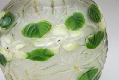 Tiffany Studios Rare Rock Crystal Cameo Vase